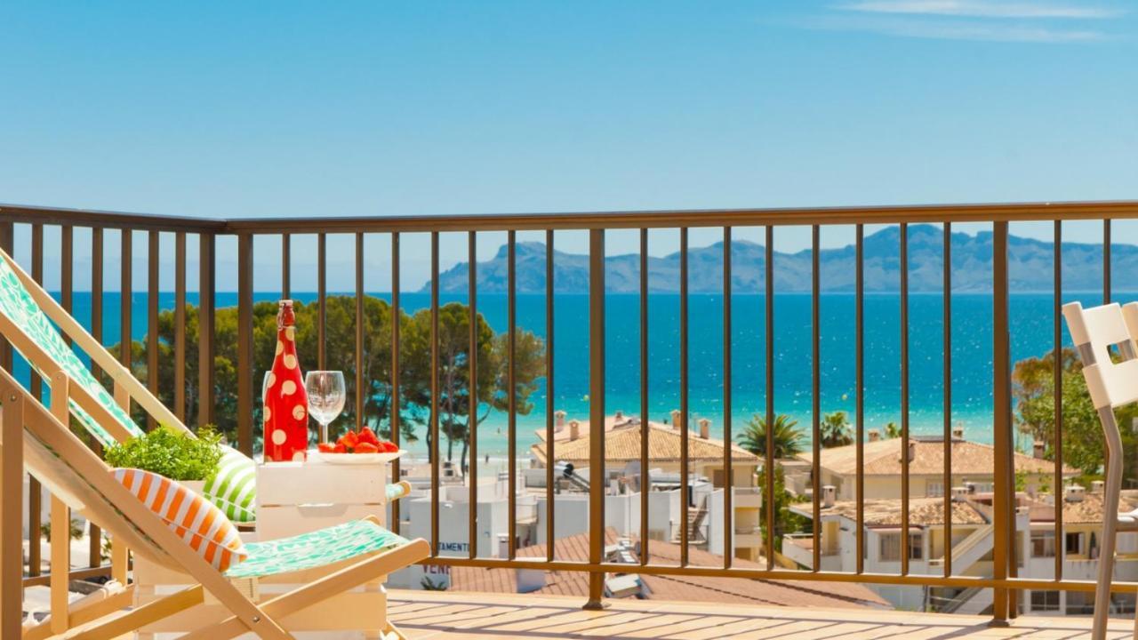 Apartment The Shell Ii, Beach Views And Pool Alcúdia Eksteriør bilde