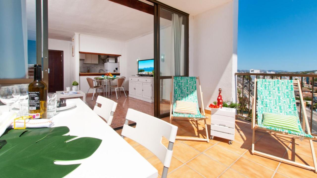 Apartment The Shell Ii, Beach Views And Pool Alcúdia Eksteriør bilde