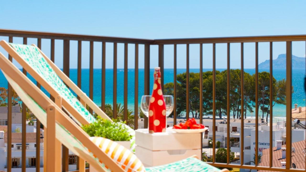 Apartment The Shell Ii, Beach Views And Pool Alcúdia Eksteriør bilde