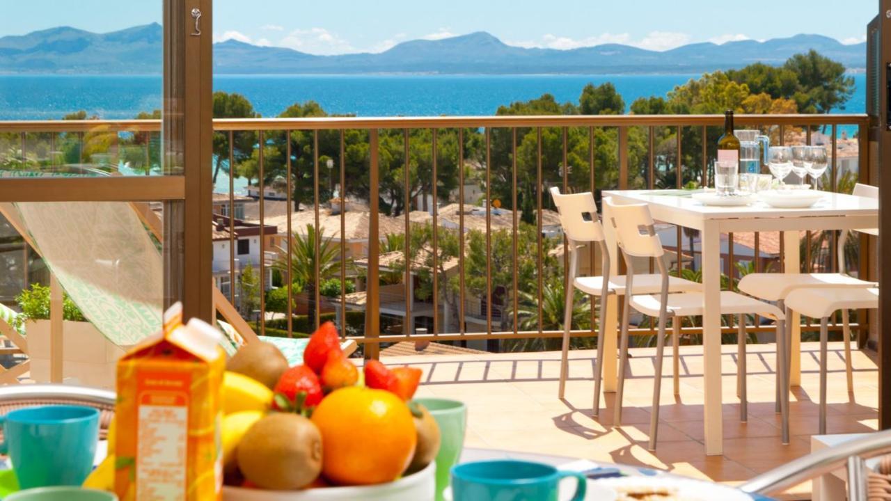 Apartment The Shell Ii, Beach Views And Pool Alcúdia Eksteriør bilde