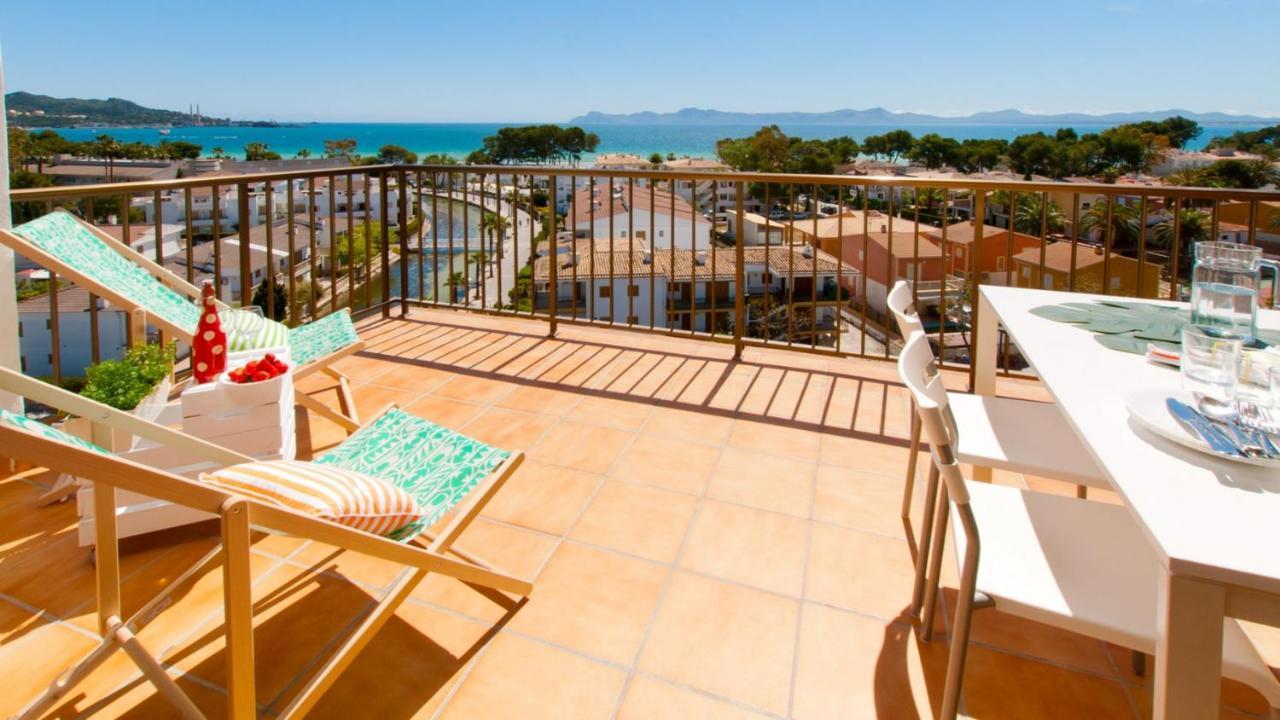 Apartment The Shell Ii, Beach Views And Pool Alcúdia Eksteriør bilde
